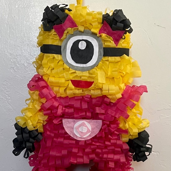 Custom Made Piñata Other - Minion Pink Piñata